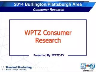 2014 Burlington/Plattsburgh Area Consumer Research