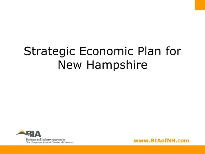 strategic economic plan for new hampshire