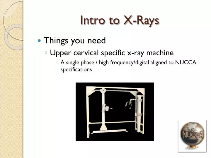 intro to x rays