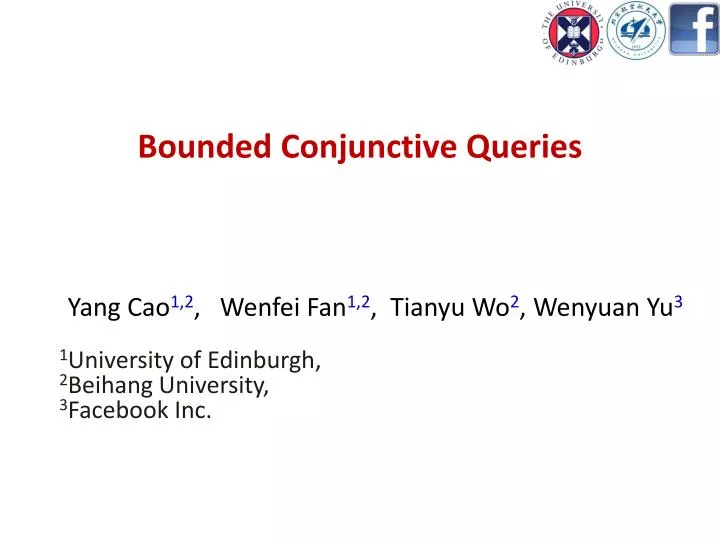 bounded conjunctive queries