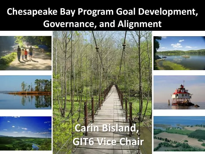 chesapeake bay program goal development governance and alignment