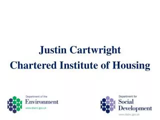 Justin Cartwright Chartered Institute of Housing