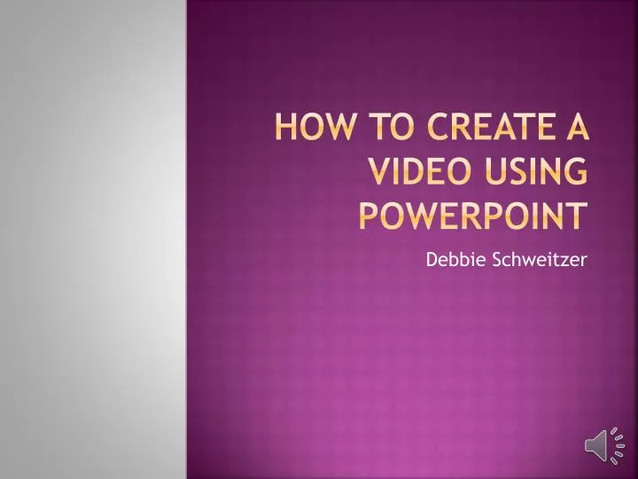 how to create a video using powerpoint
