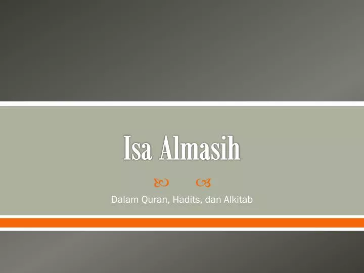 isa almasih