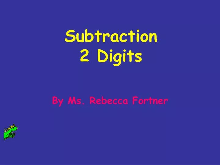 subtraction 2 digits