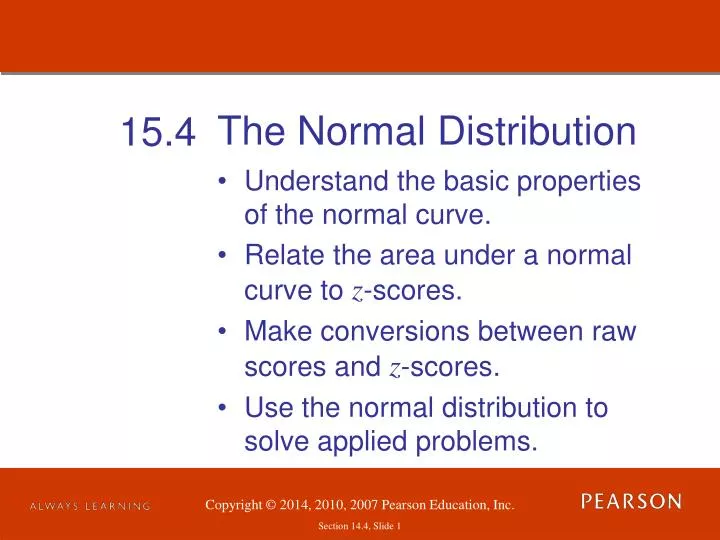 PPT - The Normal Distribution PowerPoint Presentation, Free Download ...