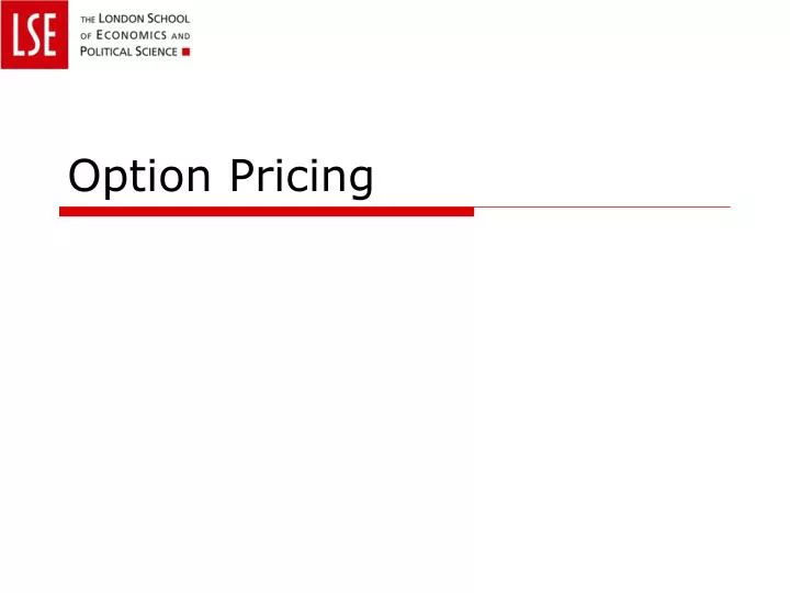 option pricing