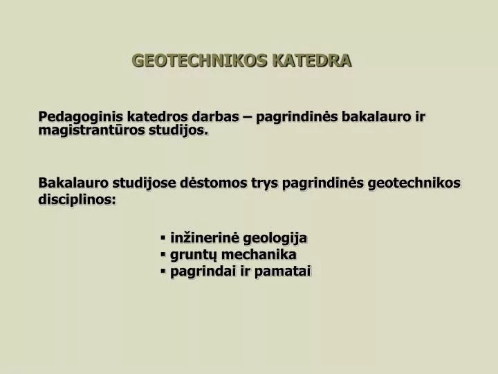 geotechnikos katedra