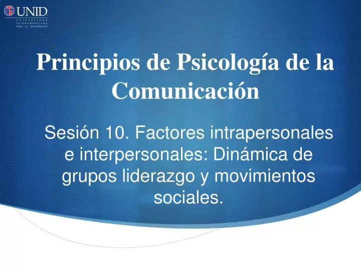 principios de psicolog a de la comunicaci n