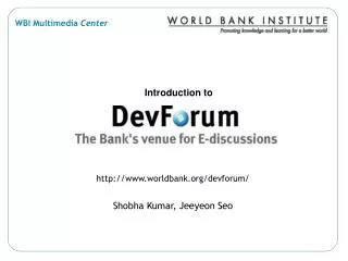 worldbank/devforum/ Shobha Kumar, Jeeyeon Seo