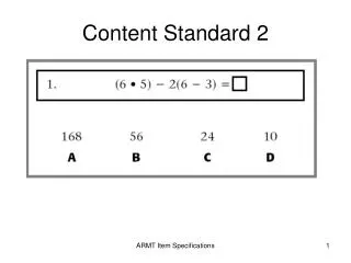 content standard 2