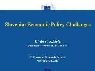 Slovenia: Economic Policy Challenges