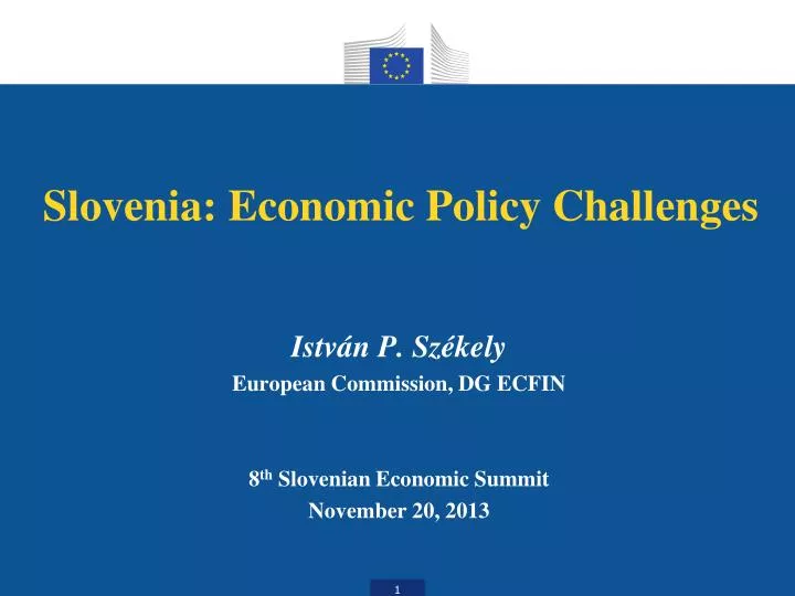 slovenia economic policy challenges