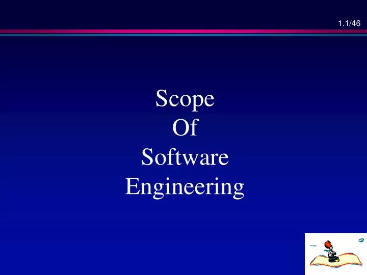 scope of software engineering