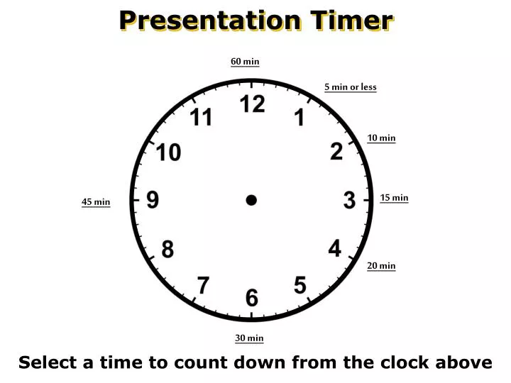 presentation timer
