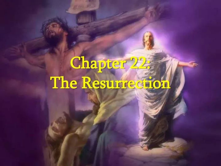 chapter 22 the resurrection