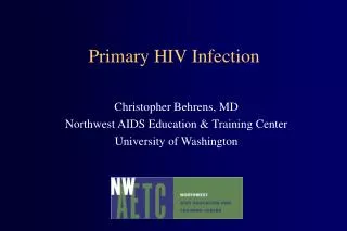 Primary HIV Infection