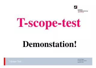 T-Scope-Test