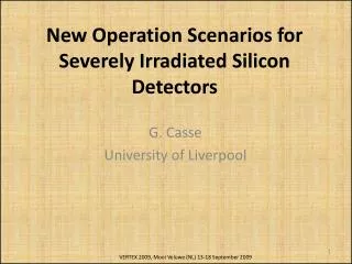 New Operation Scenarios for Severely Irradiated Silicon Detectors