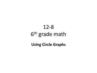 12-8 6 th grade math