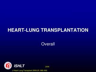heart lung transplantation