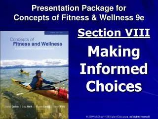 Presentation Package for Concepts of Fitness &amp; Wellness 9e