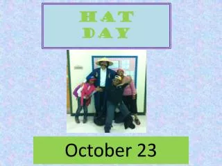 october 23