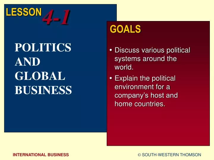 politics and global business
