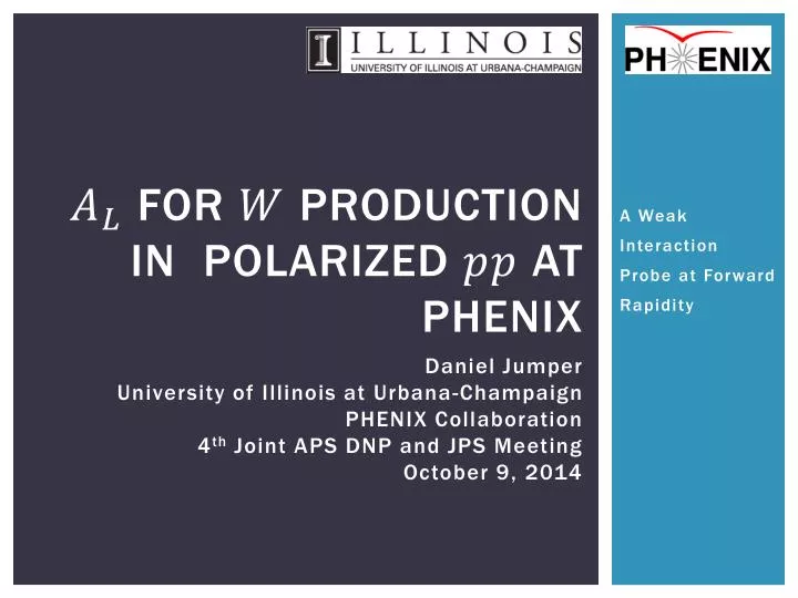 for production in polarized at phenix