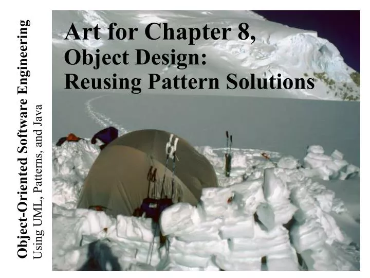 art for chapter 8 object design reusing pattern solutions
