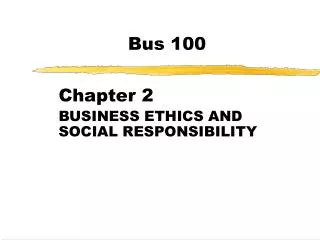Bus 100