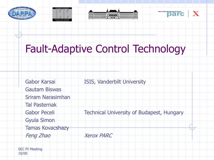 fault adaptive control technology