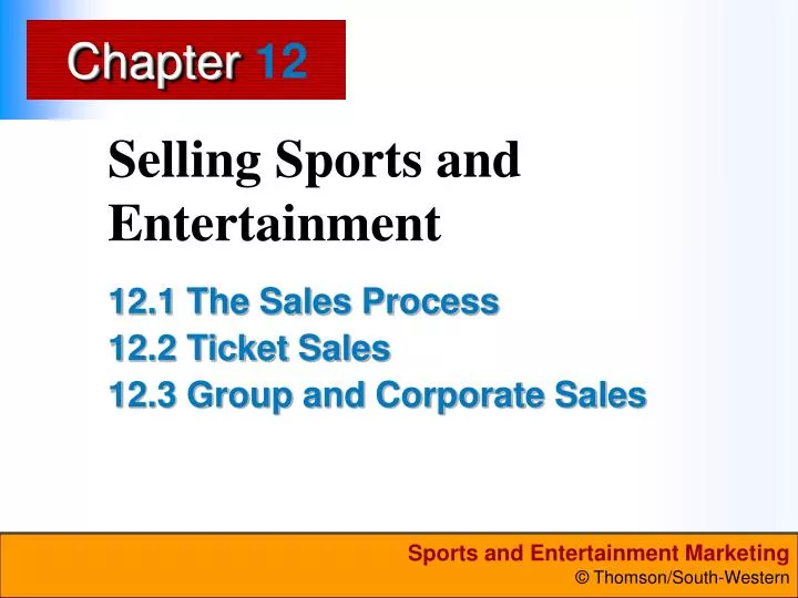 selling sports and entertainment
