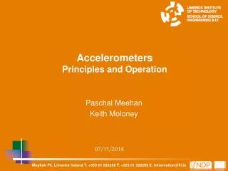Accelerometers Principles and Operation
