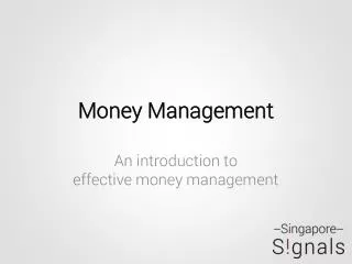 Money Management