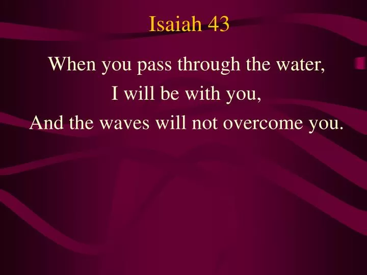 isaiah 43