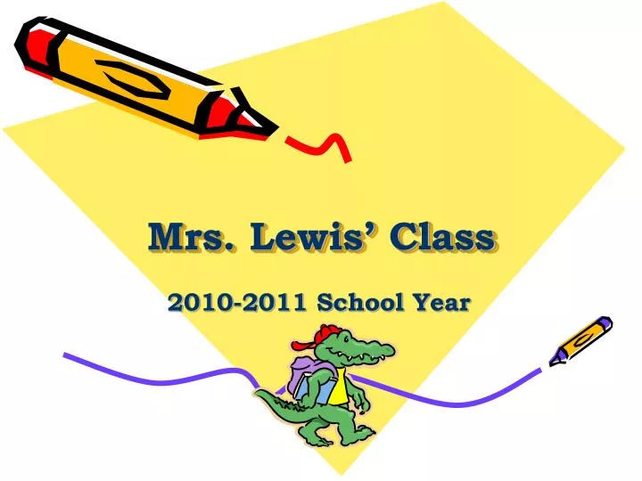 mrs lewis class