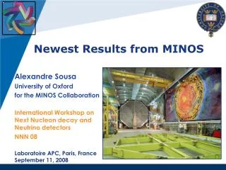 Newest Results from MINOS