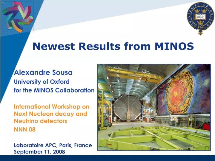 newest results from minos