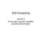 Soft Computing - slide 1