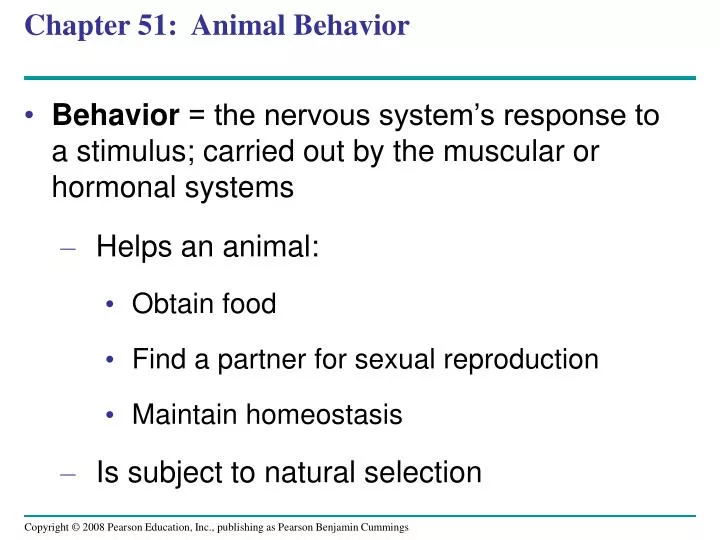 chapter 51 animal behavior