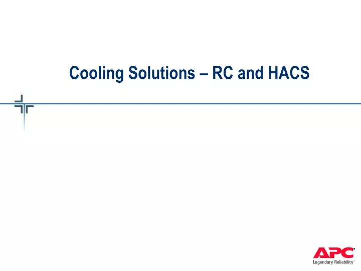 cooling solutions rc and hacs