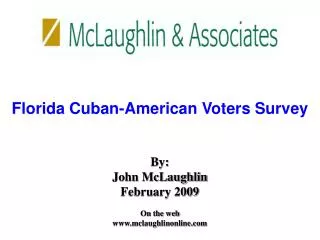Florida Cuban-American Voters Survey
