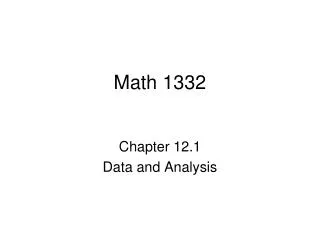 Math 1332