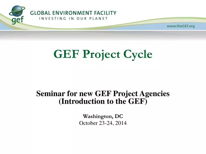 gef project cycle