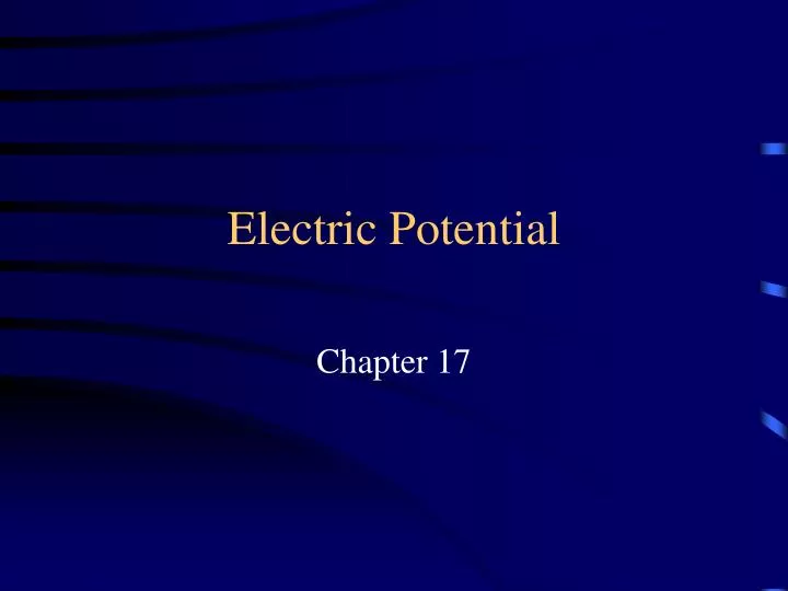 electric potential