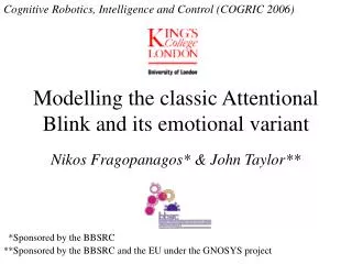 Modelling the classic Attentional Blink and its emotional variant