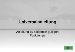 universalanleitung
