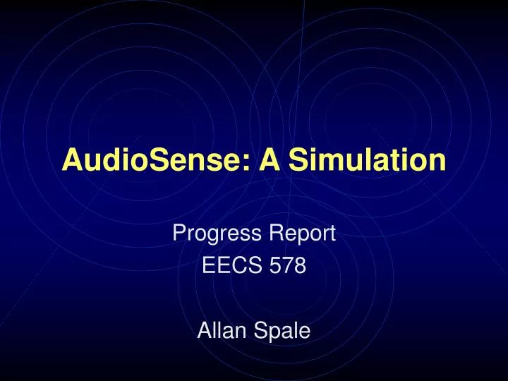 audiosense a simulation