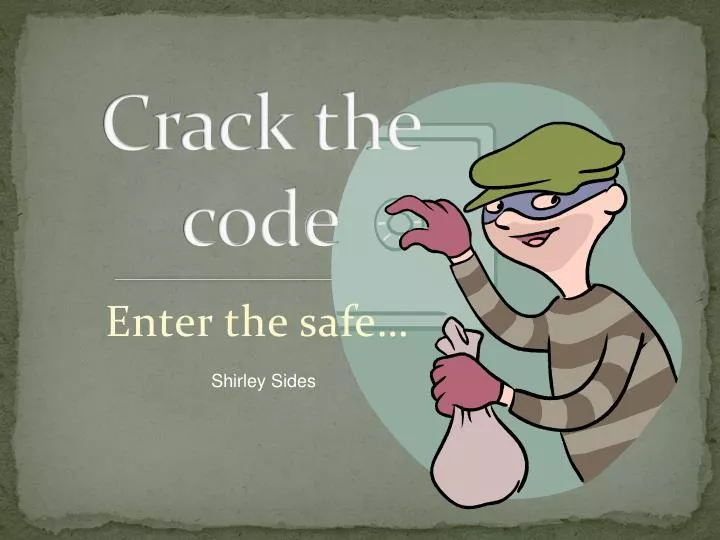 crack the code